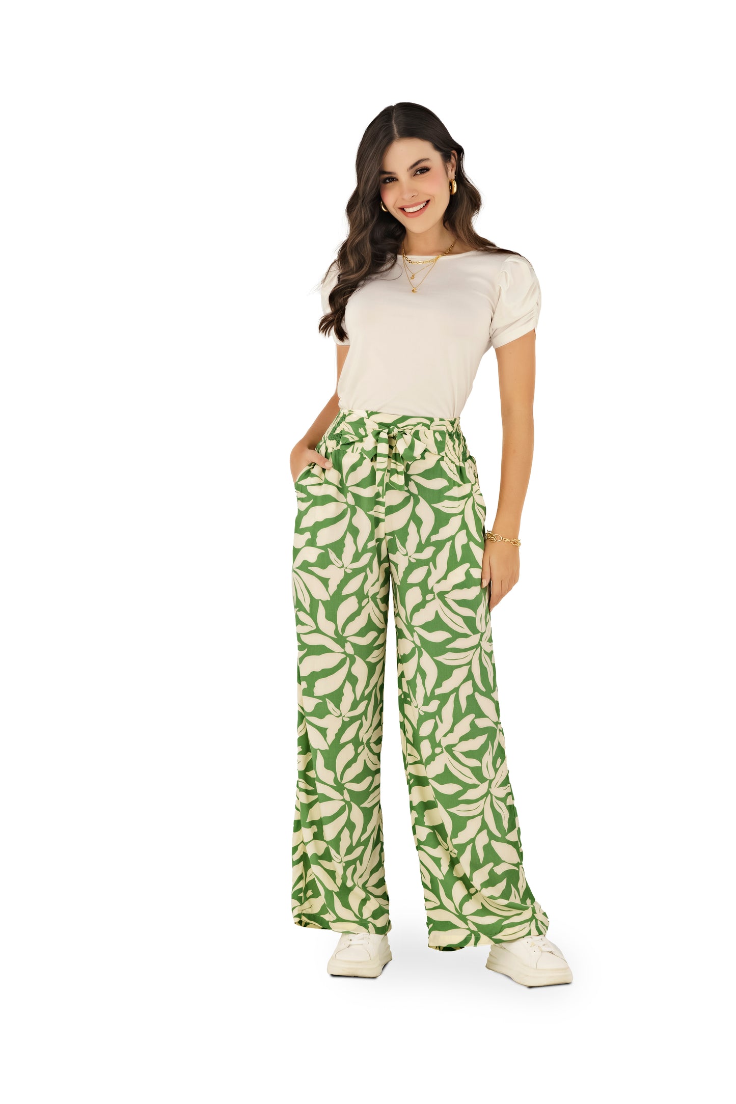 BLUSA EN PIEL DE DURAZNO MARFIL 2