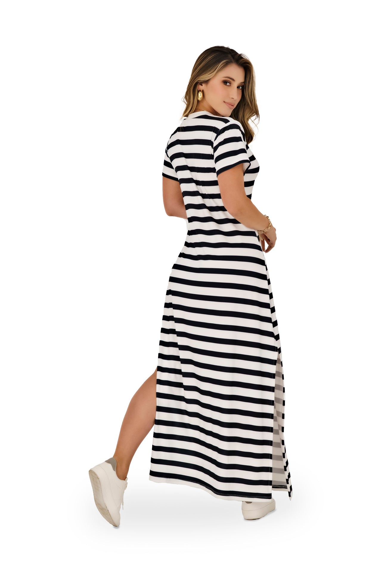 VESTIDO EN PIEL DE DURAZNO STRECH 2