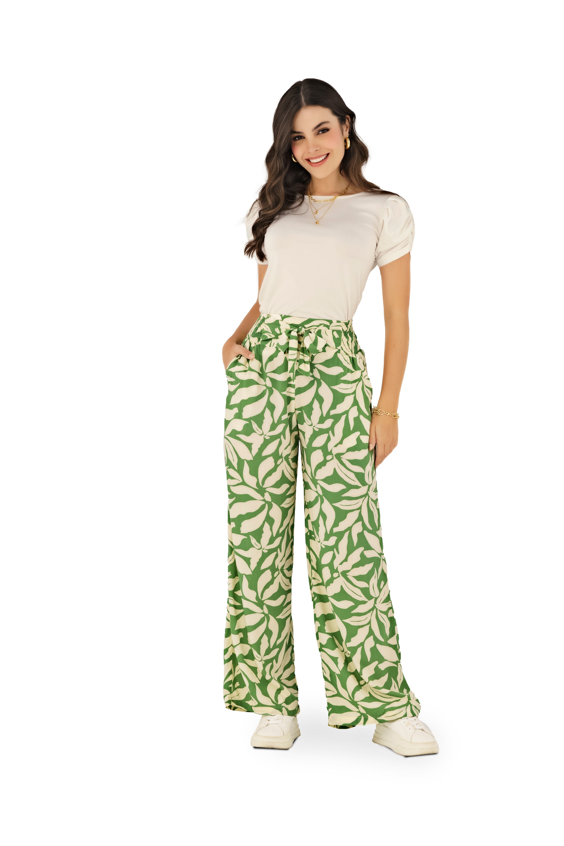 BLUSA EN PIEL DE DURAZNO MARFIL 2